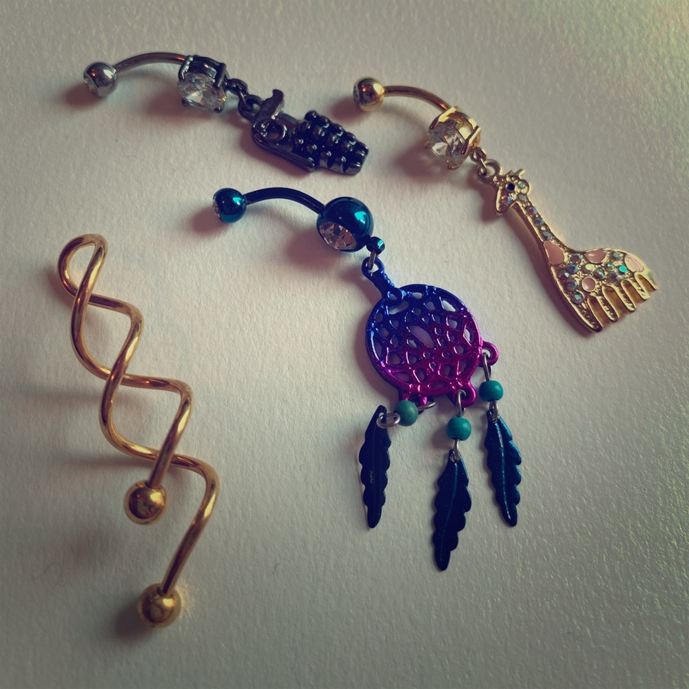 Belly button rings